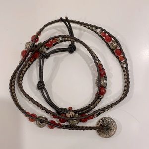 New Gorgeous leather woven bracelet